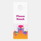 邪魔しないで/お願い白く家をノック ドアノブサイン (裏面)