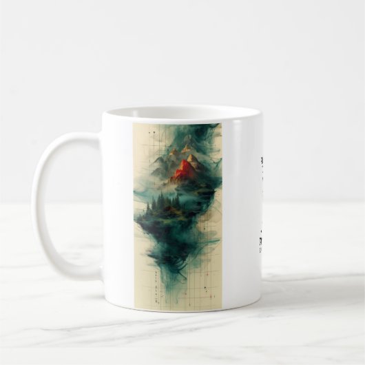 邪魔しないで!すでにイライラしてる コーヒーマグカップ (左)