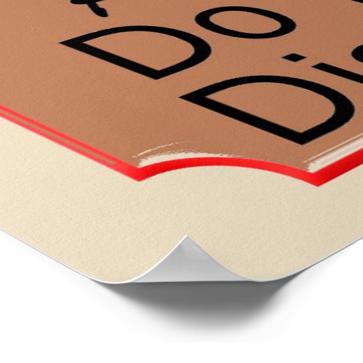 邪魔しないで ポスター (角)