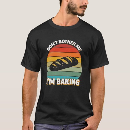邪魔しないで、私は焼いてる Tシャツ (正面)