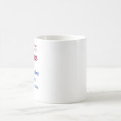 "邪魔しないで 面白い名言 コーヒーマグ コーヒーマグカップ (中央)
