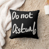 邪魔しない クッション (ブランケット)