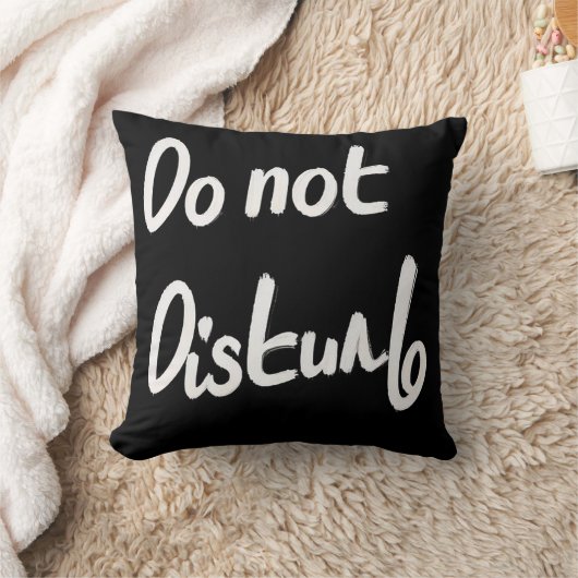 邪魔しない クッション (ブランケット)