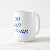 邪魔しない コーヒーマグカップ (正面右)