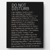 邪魔しない フォトプラーク (正面)