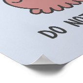 邪魔しない ポスター (角)