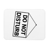 邪魔しない マグネット (横)