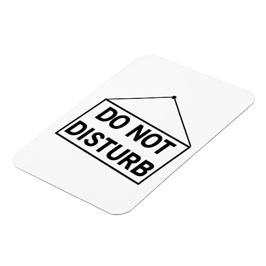 邪魔しない マグネット (左側)