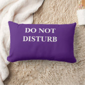 邪魔しない ランバークッション (ブランケット)