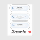 邪魔しない – 本おもしろい恋人セット シール (シート)