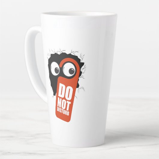 邪魔しない.b カフェラテマグ (左アングル)