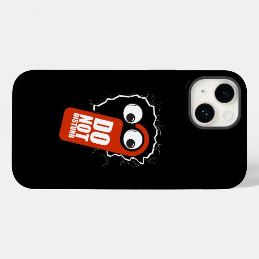 邪魔しない.b Case-Mate iPhoneケース (裏面 (横))