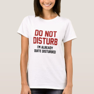 邪魔しない Tシャツ