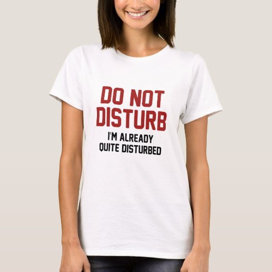邪魔しない Tシャツ (正面)