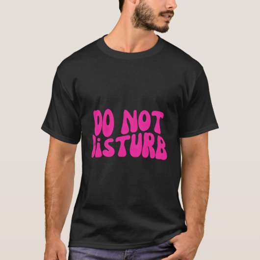 邪魔しない Tシャツ (正面)