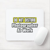 邪魔するな…写真家 マウスパッド (マウス)