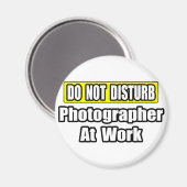 邪魔するな…写真家 マグネット (正面/裏面)