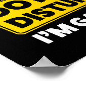 邪魔するな！私はゲーム ポスター (角)