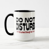 邪魔するな – 私は十分に動揺している マグカップ (左)
