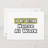 邪魔するな…職場のナース ポストカード (正面/裏面)