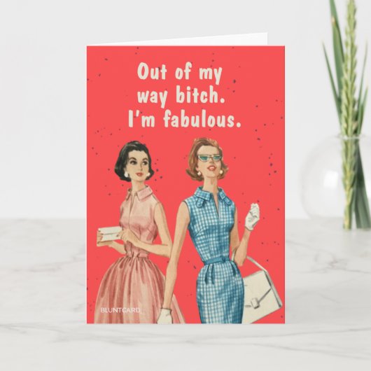 邪魔だ！ カード (正面)