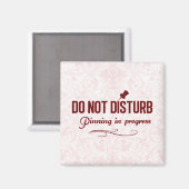 邪魔をするな。ピン留め中 マグネット (正面/裏面)