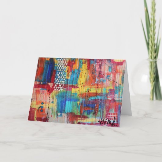 郊外のミツバチの巣Notecard カード (正面)