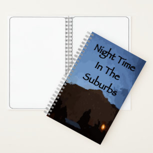 郊外の夜の時間Sketchbook ノートブック
