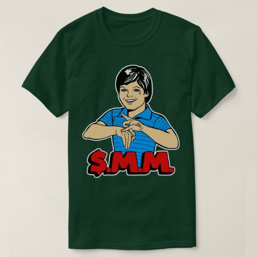 郊外の平均通りからのSMM Tシャツ (デザイン正面)