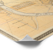 郊外の町を持つデルフィ&ピッツバーグ ポスター (角)