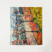 郊外の風景 |モーリス・ド・ヴラニク | タペストリー (正面)