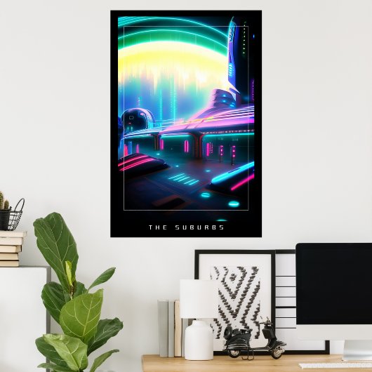 郊外 ポスター (ホームオフィス)