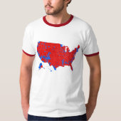 郡による2016年の大統領選挙 Tシャツ (正面)