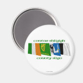 郡のスリゴフラグ マグネット (正面/裏面)