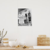 郡のフェアで占い師をする女性 1910年 昔の写真 ポスター (キッチン)