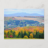 郡の農地 ポストカード (正面)