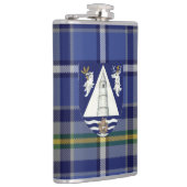 郡ウォーターフォードのアイルランドタータンチェック及び頂上 フラスク (右)