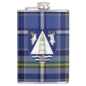 郡ウォーターフォードのアイルランドタータンチェック及び頂上 フラスク (正面)
