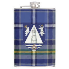郡ウォーターフォードのアイルランドタータンチェック及び頂上 フラスク