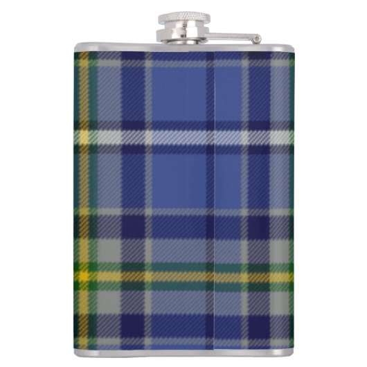 郡ウォーターフォードのアイルランドタータンチェック及び頂上 フラスク (裏面)