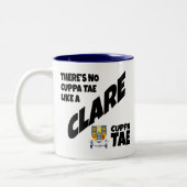 郡クレアアイルランドツートーンコーヒーマグ ツートーンマグカップ (左)