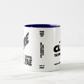 郡クレアアイルランドツートーンコーヒーマグ ツートーンマグカップ (中央)