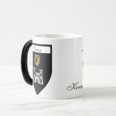 郡ケリーの地図及び頂上のマグ モーフィングマグカップ (正面左)