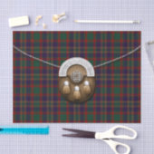 郡コルクのアイルランドのタータンチェックおよびSporran 薄葉紙 (クラフト)