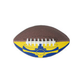 郡ダラム、イギリスのの旗小型フットボール アメリカンフットボール (正面)