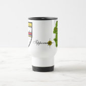 郡ティペラリーの地図及び頂上のマグ トラベルマグ (中央)