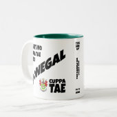 郡ドネガルアイルランドツートーンコーヒーマグ ツートーンマグカップ (正面左)