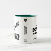 郡ドネガルアイルランドツートーンコーヒーマグ ツートーンマグカップ (中央)