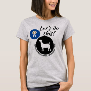 郡フェア家畜市場ボアヤギ Tシャツ