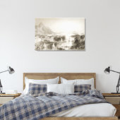 郡マヨのウェストポートからクレウ湾を参照 キャンバスプリント (インサイチュ (寝室))